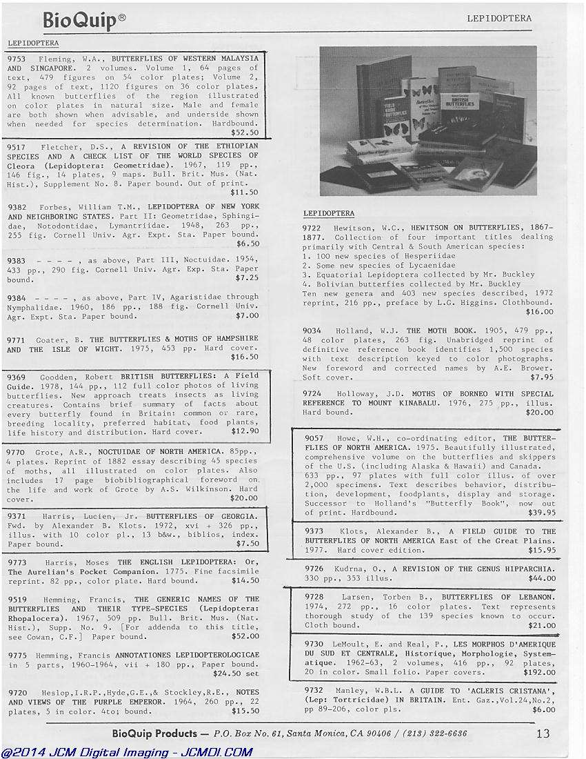 BioQuip 1981 BioQuip Catalog page scan